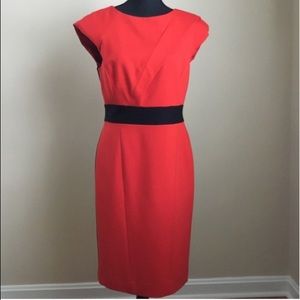 Classiques Entier Red Cap Sleeve Dress